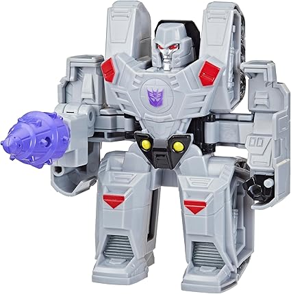 Transformers Classic Heroes Team Megatron Converting Toy, 4.5-Inch Action Figure, for Kids Ages 3 and Up