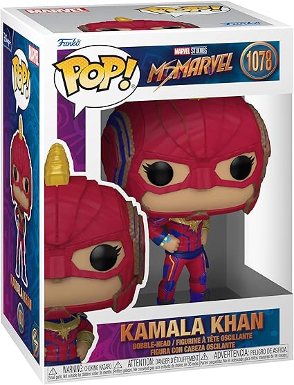 Funko POP! Marvel: Ms. Marvel - Kamala Khan - Collectable Vinyl Figure - Gift Idea - Official Merchandise - Toys for Kids & Adults - TV Fans - Model Figure for Collectors and Display