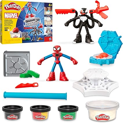 Play-Doh Marvel Spider-Man Launch & Slice Battle Playset