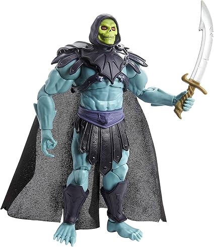 Masters of the Universe Masterverse New Eternia Barbarian Skeletor Action Figure with Accessories, 7-inch MOTU Gift for Fans 6+ and Collectors