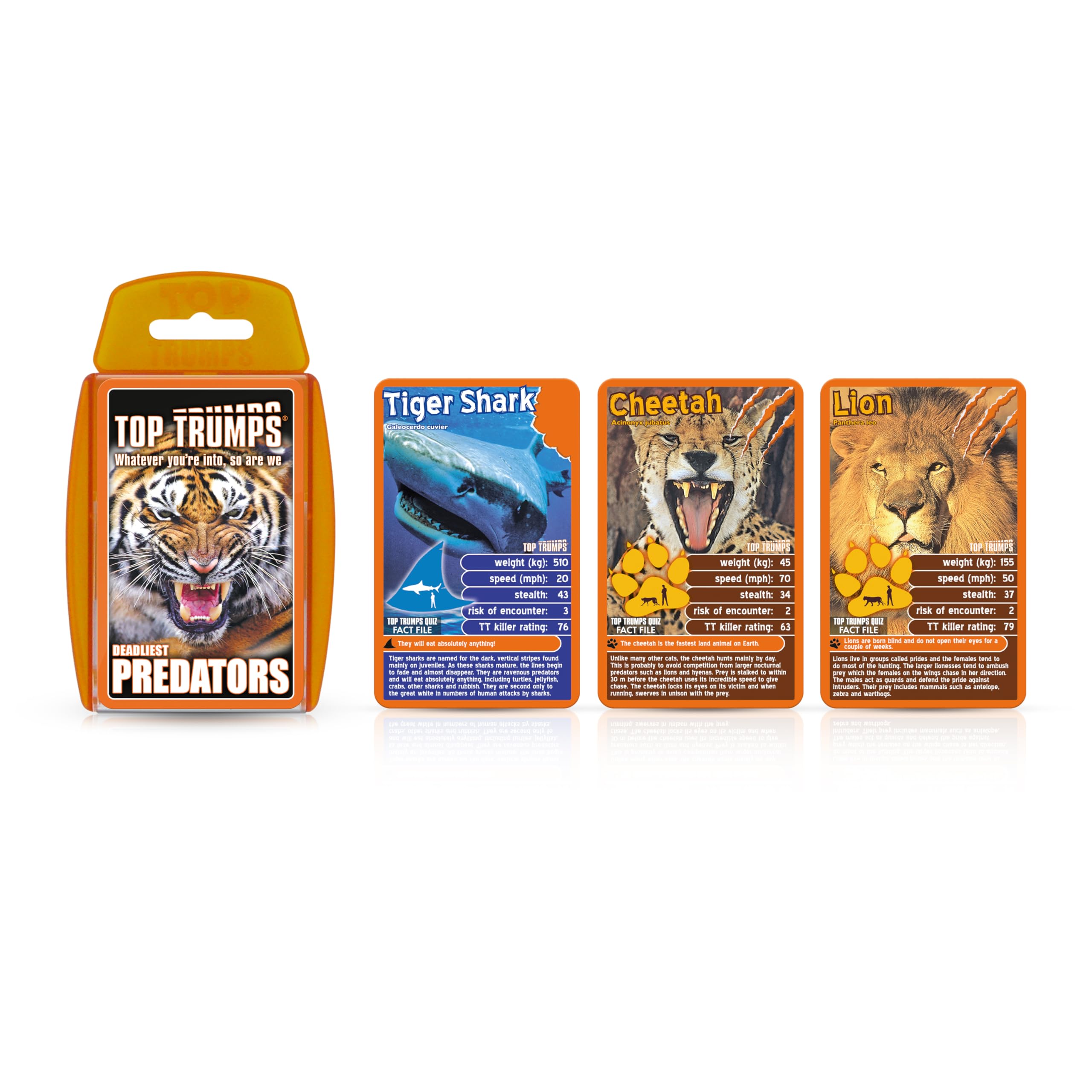 Top Trumps Card Games - Deadliest Predators Top Trumps Card Game