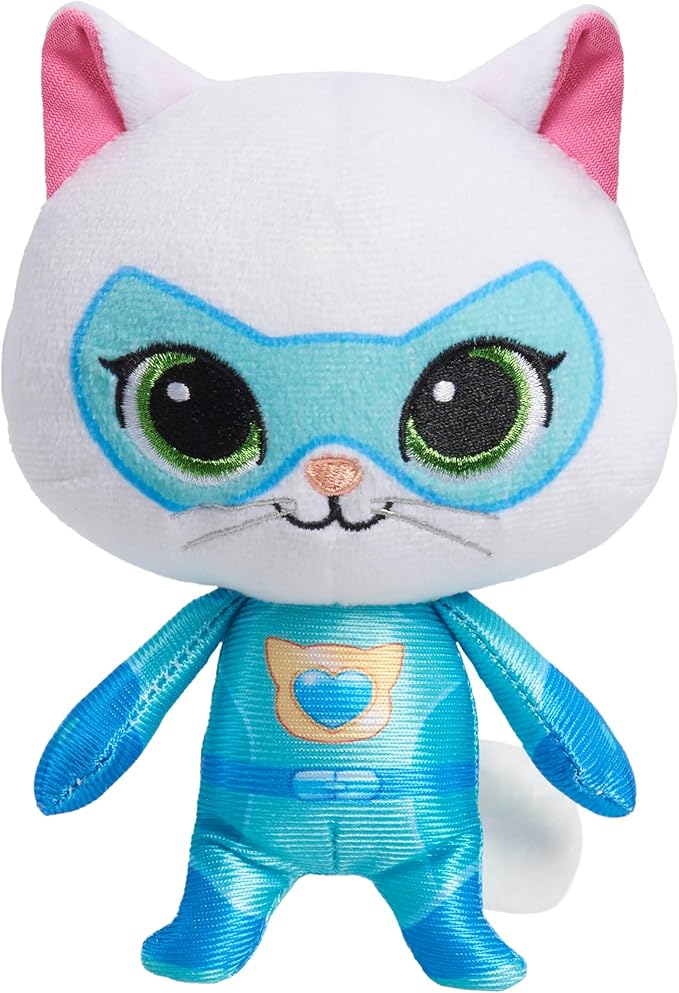 Just Play Disney Junior SuperKitties 6.5-inch Small Plush Stuffed Animal, Bitsy, Kitten, Kids Toys for Ages 2 Up