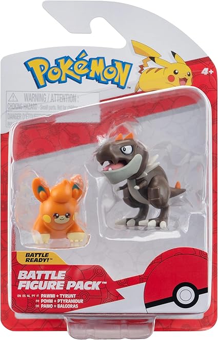 Pokémon Balgoras & Pamo Battle Mini Figures Set, 5 cm, from the Battle Figure Pack