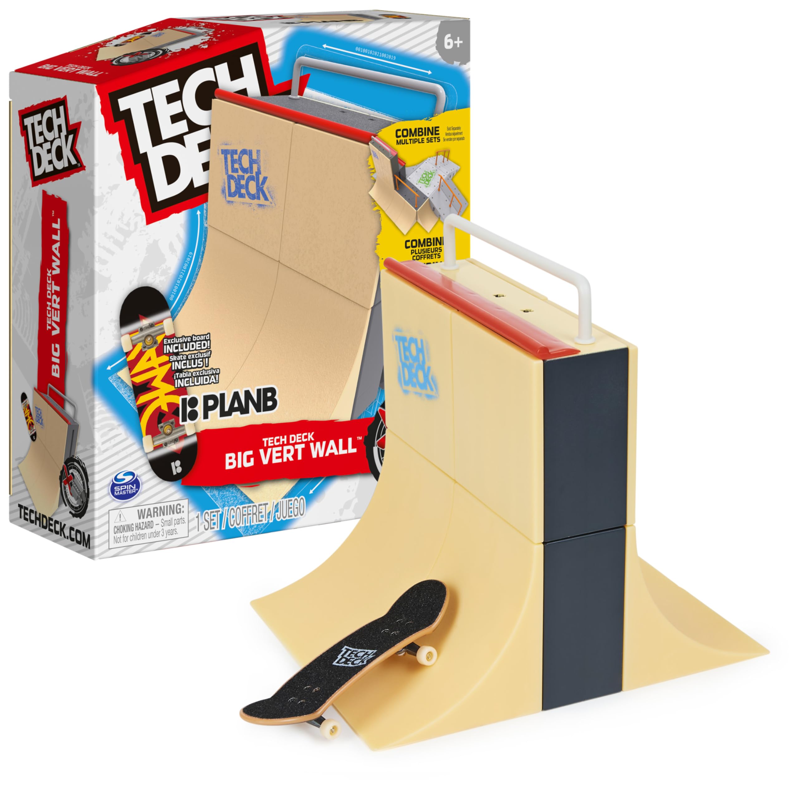 Tech Deck, Park Creator - Big Vert Wall X-connect Park