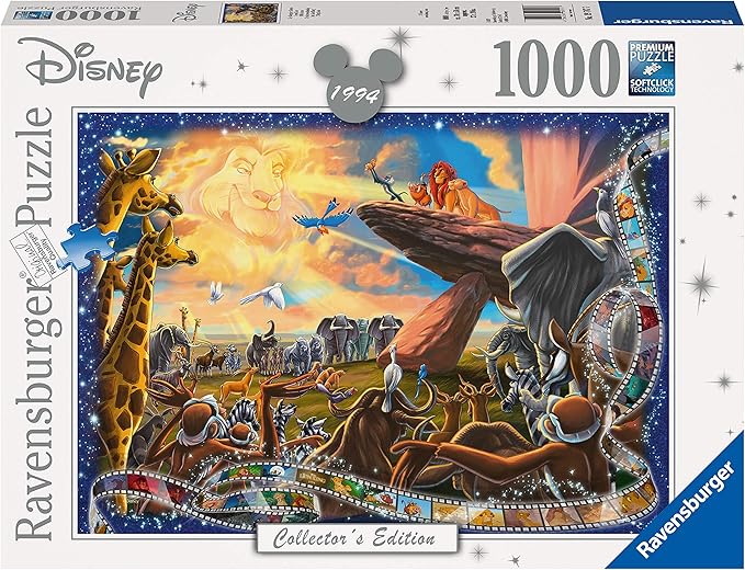 Ravensburger Disney Collector’s Edition Lion King 1000 Piece Jigsaw Puzzle for Adults and Kids Age 12 and Up