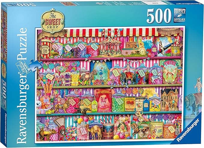 Ravensburger The Sweet Shop 500 Piece Jigsaw Puzzle for Adults and Kids Age 10 and Up