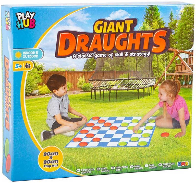 GIANT DRAUGHTS GAME SET