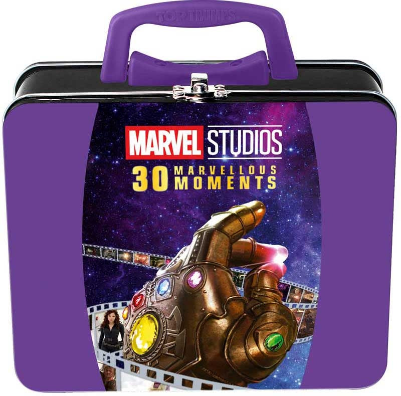 TOP TRUMPS COLLECTORS TIN MARVEL 30 MOMENTS