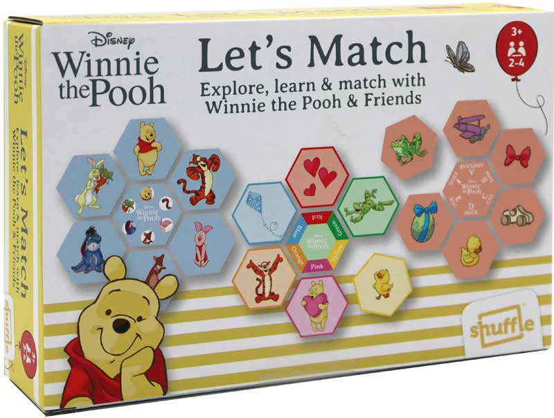 WINNIE THE POOH - LETS MATCH - NO PLASTIC